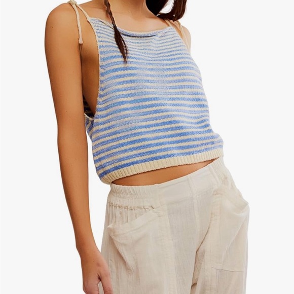 Free People Sweaters - FREE PEOPLE Claire Tank Granada Sky Combo
